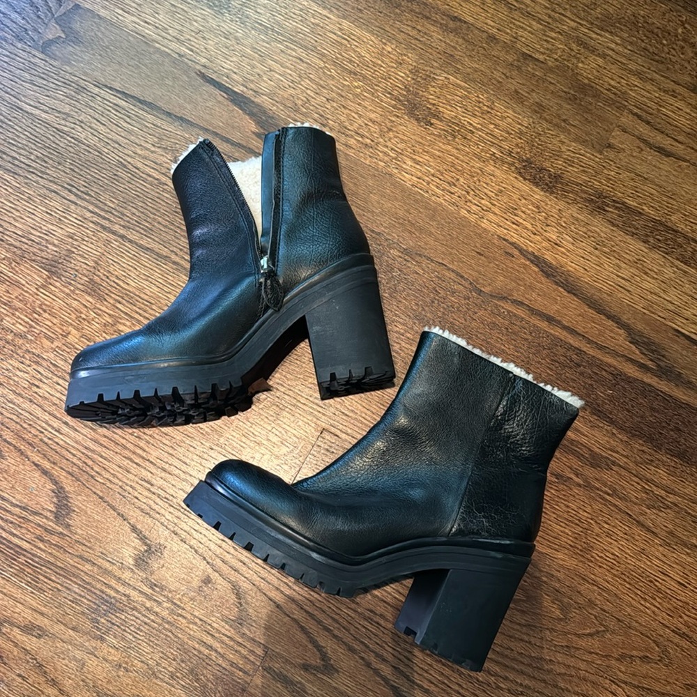 Rebecca Minkoff shearling booties